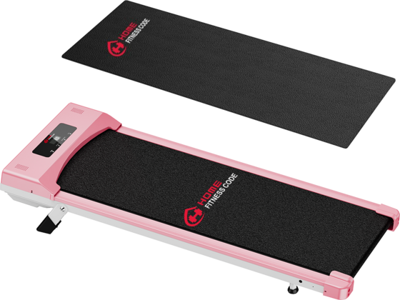 
HOMEFITNESSCODE, 
L&ouml;pband 10 Km/h, 5% Manuaalinen Kaltevuus, Led-display(med Matta), 
Detail 1
