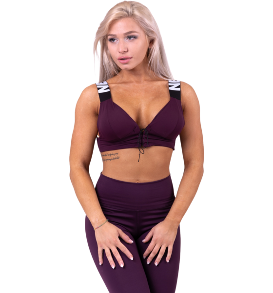 
NEBBIA, 
Lace-up Sport Bra, 
Detail 1
