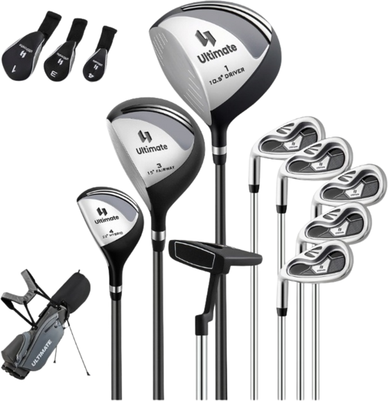 
NORTHIX, 
Left-handed Men's Complete Golf Club Set With Bag, 
Detail 1
