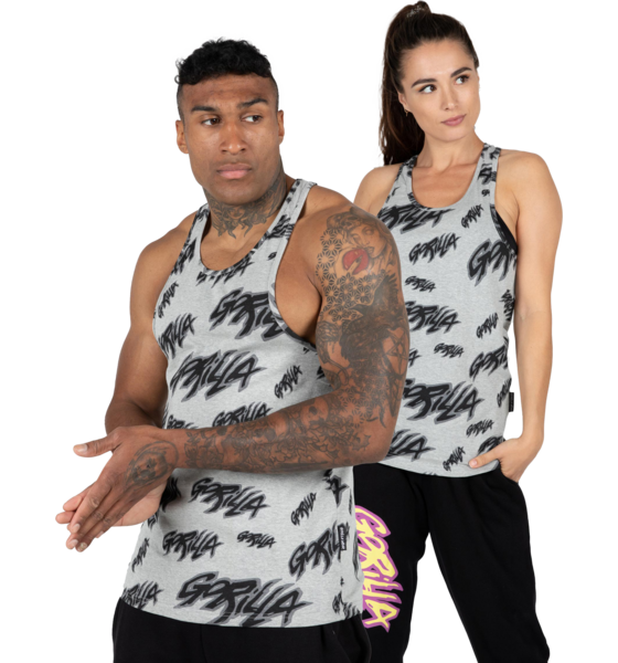920276101103 GORILLA WEAR Legacy Tank Top 920276101103 GORILLA WEAR Legacy Tank Top Model01 Detail