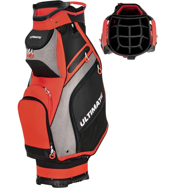 
NORTHIX, 
Lightweight Golf Bag With 14 Full-length Dividers, Black/red, 
Detail 1
