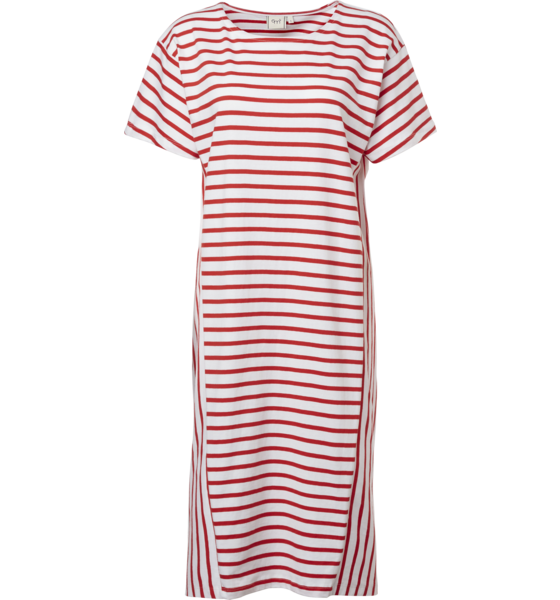 947861101101 EMMAMALENA Lina Dress Stripe White Red  Standard Detail