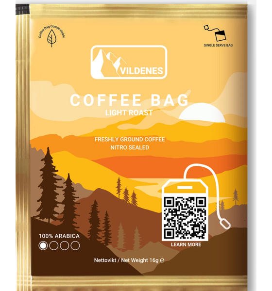 
VILDENES, 
Ljusrost Coffee Bag 17-pack, 
Detail 1
