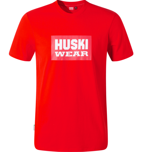 
HUSKI WEAR, 
Logo Tee, 
Detail 1
