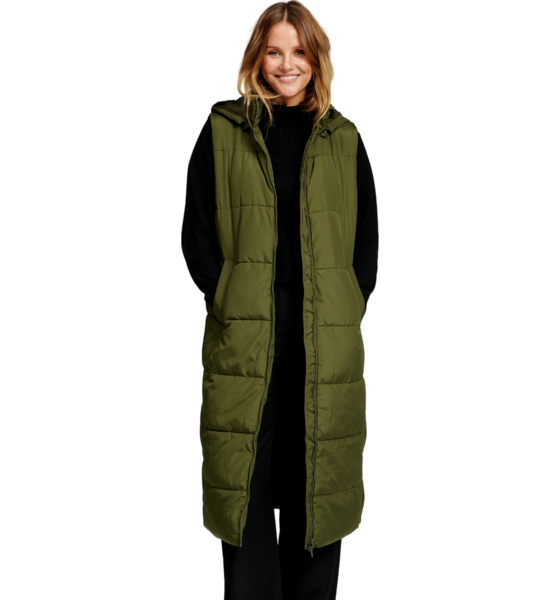 
TEESHOPPEN, 
Long Puffer Vest, 
Detail 1
