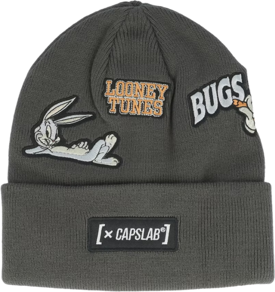 
CAPSLAB, 
Looney Tunes Bugs Bunny Beanie, 
Detail 1
