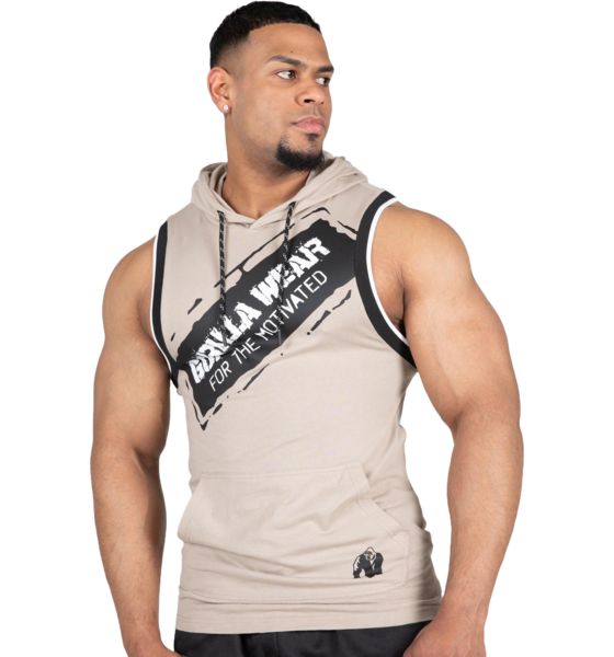 
GORILLA WEAR, 
Loretto Hooded Tank Top, 
Detail 1
