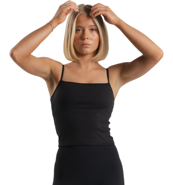 
MKLIFESTYLE, 
Lux Built-in Strappy Tank Top, 
Detail 1
