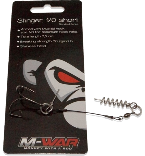
M-WAR, 
M-war Shallow Stinger Tackle Single 1/0, 
Detail 1
