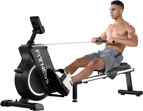 
HOMEFITNESSCODE, 
Magnetic Rowing Machine &ndash; Foldable, 16 Resistance Levels, 
Detail 1
