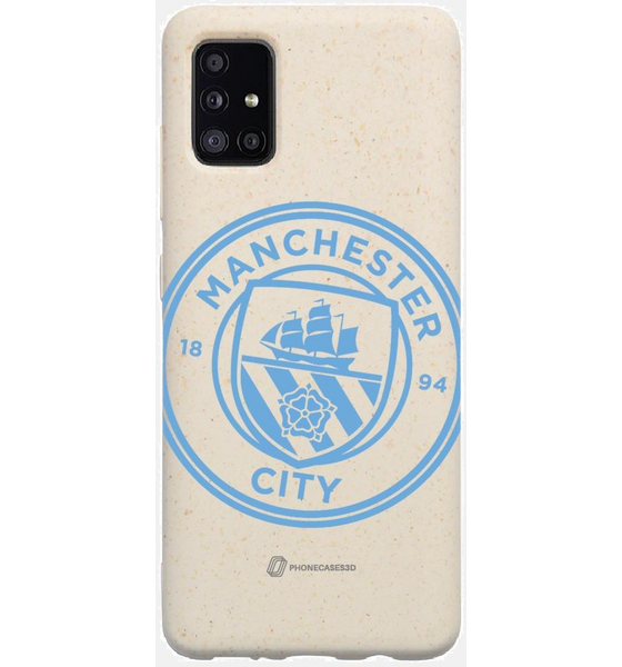 
PHONECASES3D, 
Manchester City Official Compostable Phone Case &ndash; Blue Tilted Crest, 
Detail 1
