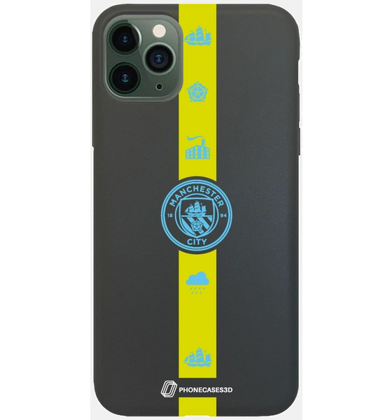 
PHONECASES3D, 
Manchester City Official Compostable Phone Case &ndash; City Glyphs, 
Detail 1
