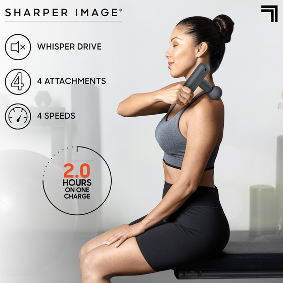 SHARPER IMAGE, Massagepistol Move Portable Percussion