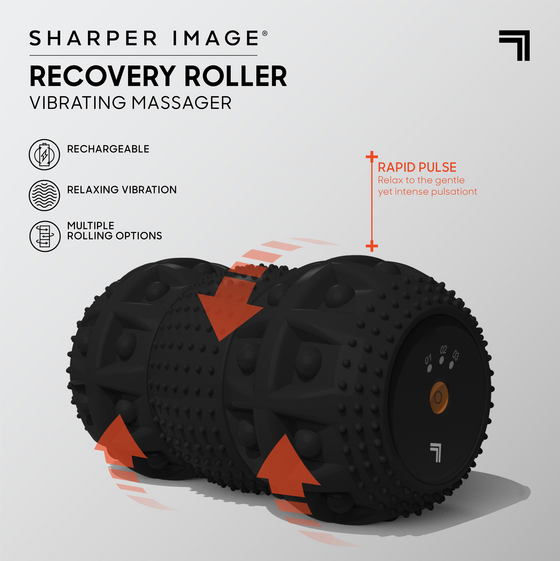 SHARPER IMAGE, Massageroller med Vibration