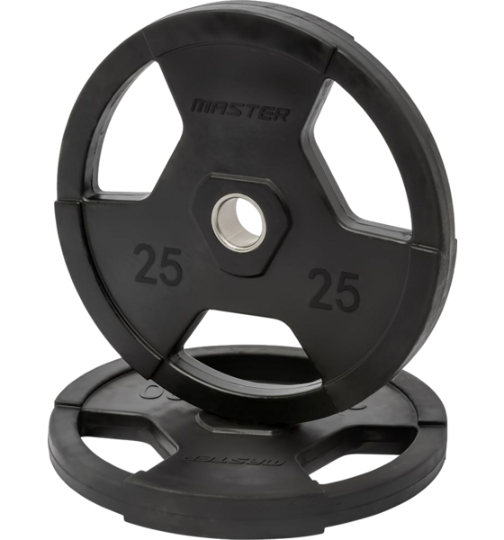 
MASTER FITNESS, 
Master Fitness Gummikl&auml;dd Skiva Deluxe, Viktskivor Gummerade, 
Detail 1
