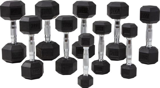 
MASTER FITNESS, 
Master Fitness Hexagon Hantlar 1-10 Kg, Hantelset, 
Detail 1
