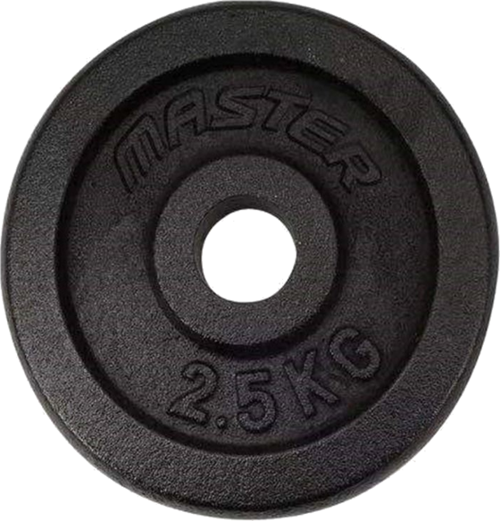 
MASTER FITNESS, 
Master Fitness Skolvikt 30 Mm, Viktskivor J&auml;rn, 
Detail 1
