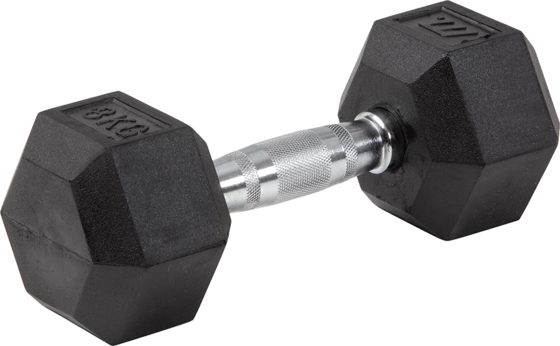 
MASTER X KRAFTMARK, 
Master X Kraftmark Gummi/krom, Hexhantel, 
Detail 1
