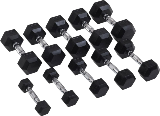 945257101101 MASTER X KRAFTMARK Master X Kraftmark Gummi/krom, Hexhantel  Standard Detail
