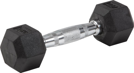 947942101101 MASTER X KRAFTMARK Master X Kraftmark Gummi/krom, Hexhantel  Standard Detail