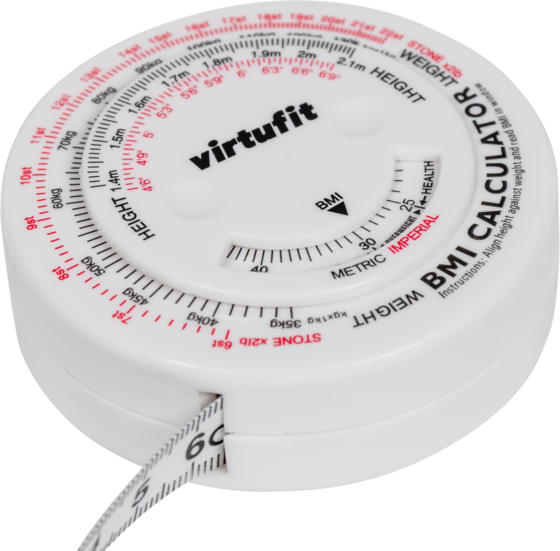 
VIRTUFIT, 
Measuring Tape With Bmi Calculator, 
Detail 1

