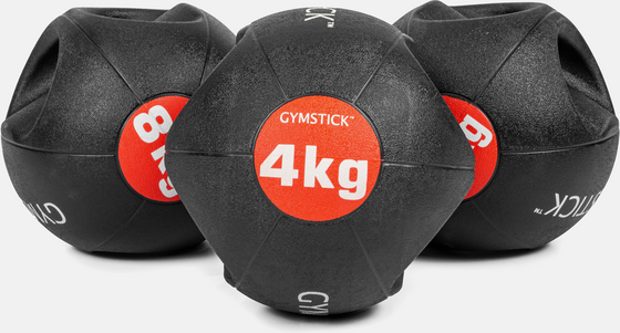 GYMSTICK, Medicine Ball With Handles 10kg