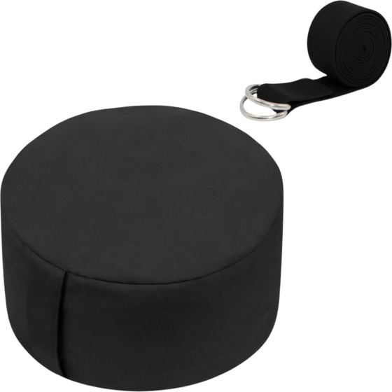 
NORTHIX, 
Meditation Cushion Set With Yoga Strap &ndash; Buckwheat Filled, 
Detail 1
