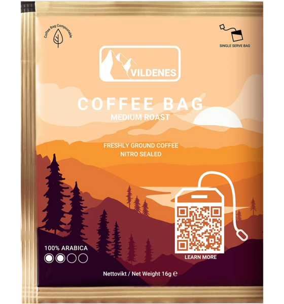
VILDENES, 
Mellanrost Coffee Bag 26-pack, 
Detail 1
