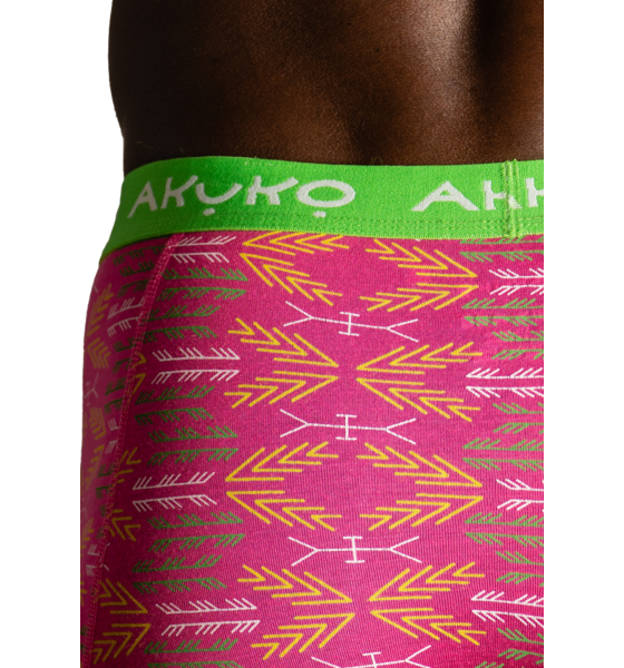 AKUKO, Men's Bamboo Boxers Nsibidi Pattern
