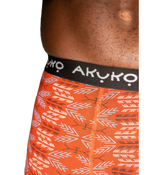 AKUKO, Men's Bamboo Boxers Nsibidi Pattern