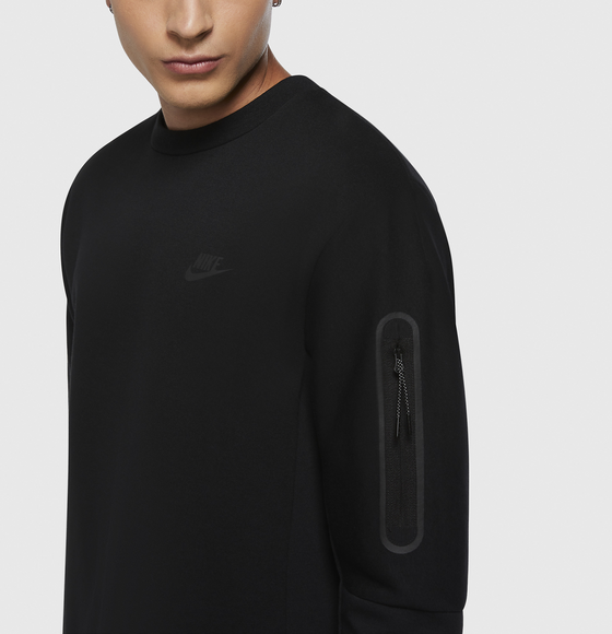 NIKE, Men's Crew Sweatshirt Sportswear Tech Fleece