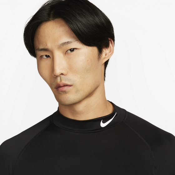 NIKE, Men's Dri-fit Fitness Mock-neck Long-sleeve Top Pro