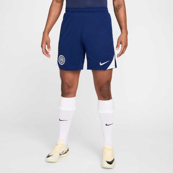 950664101101 NIKE Men's Dri-fit Football Knit Shorts Inter Milan Strike  Model01 Detail
