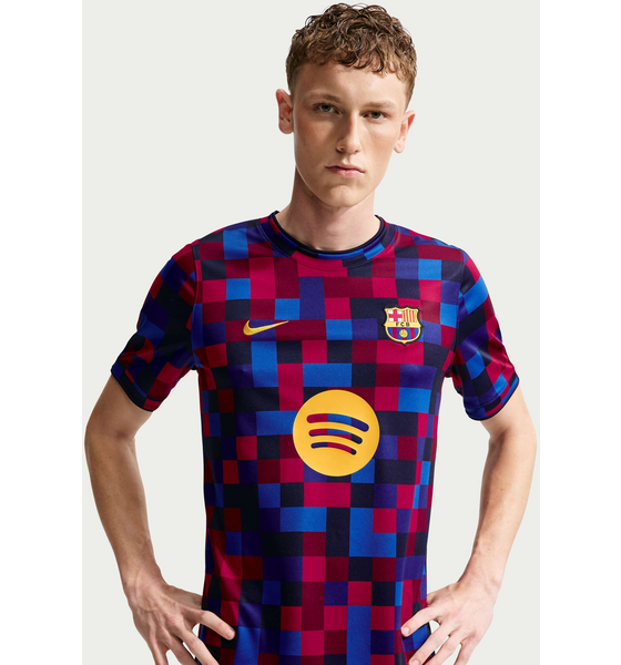 
NIKE, 
Men's Dri-fit Football Pre-match Top F.c. Barcelona Home, 
Detail 1
