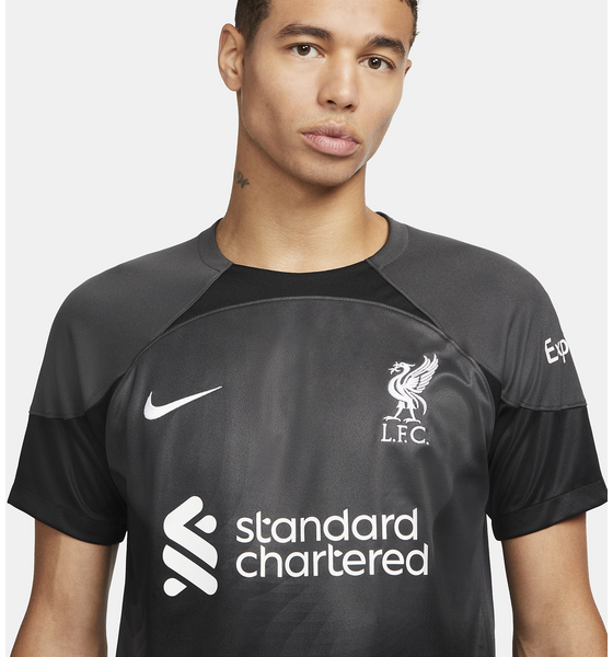 NIKE, Men's Dri-fit Short-sleeve Football Shirt Liverpool F.c. 2022/23 Stadium Goalkeeper