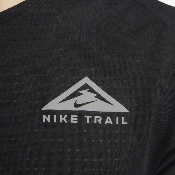 NIKE, Men's Dri-fit Short-sleeve Running Top Trail Solar Chase