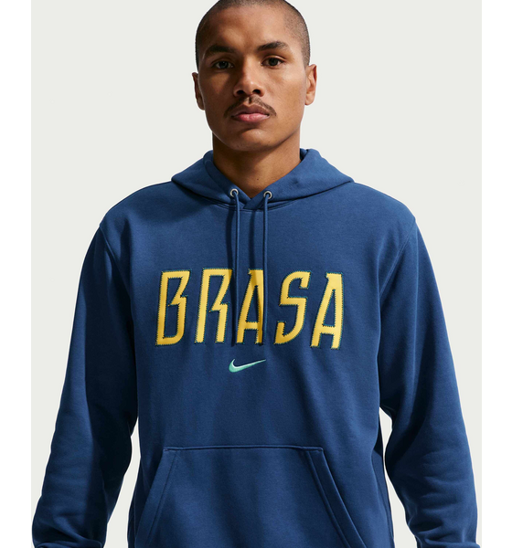 
NIKE, 
Men's Football French Terry Pullover Hoodie Brazil Club, 
Detail 1
