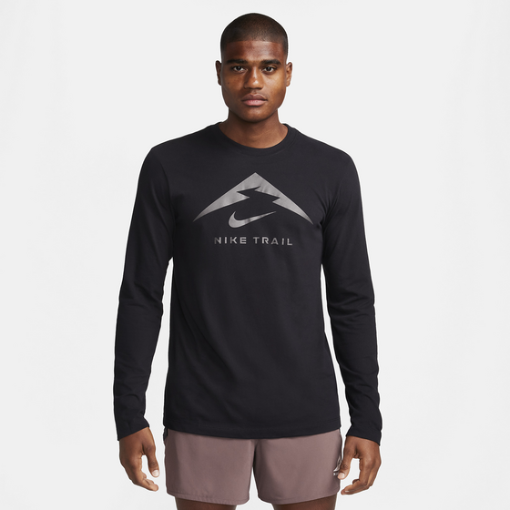 NIKE, Men's Long-sleeve Trail Running T-shirt Dri-fit