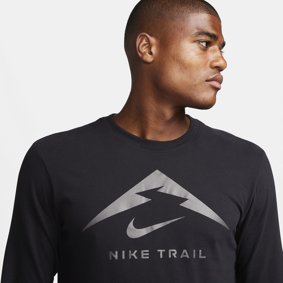 NIKE, Men's Long-sleeve Trail Running T-shirt Dri-fit