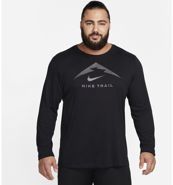 NIKE, Men's Long-sleeve Trail Running T-shirt Dri-fit