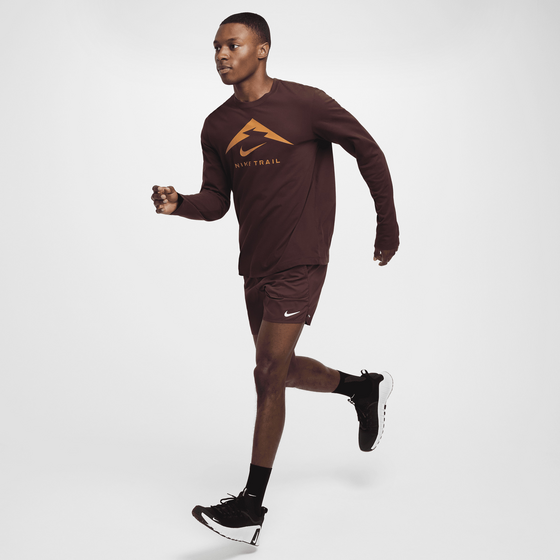 NIKE, Men's Long-sleeve Trail Running T-shirt Dri-fit