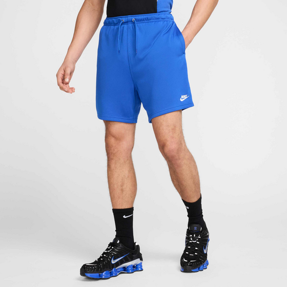 708014501506 NIKE Men's Mesh Flow Shorts Club  Model01 Detail