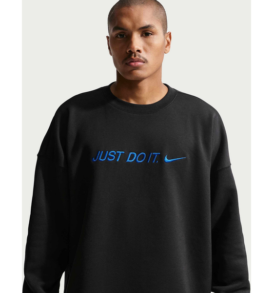 
NIKE, 
Men's Oversized Fleece Crew-neck Sweatshirt Sportswear Club, 
Detail 1
