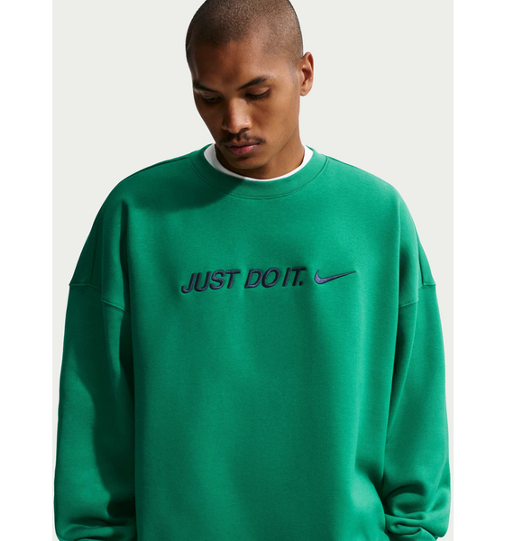 
NIKE, 
Men's Oversized Fleece Crew-neck Sweatshirt Sportswear Club, 
Detail 1
