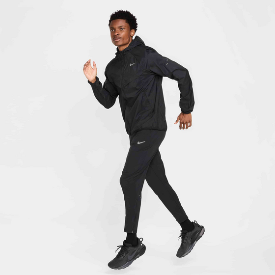mens nike running jacket black