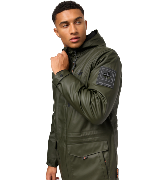 
STONE HARBOUR, 
Men Rainjacket Verdaan, 
Detail 1
