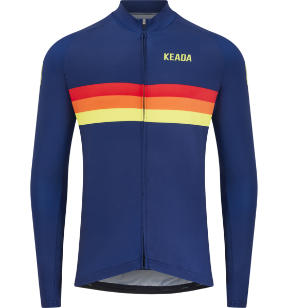
KEADA SPORTS, 
Mens Long Sleeved Cycling Jersey - Sunrise, 
Detail 1
