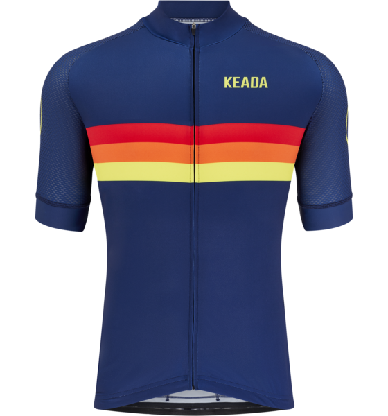 
KEADA SPORTS, 
Mens Short Sleeved Cycling Jersey - Sunrise, 
Detail 1
