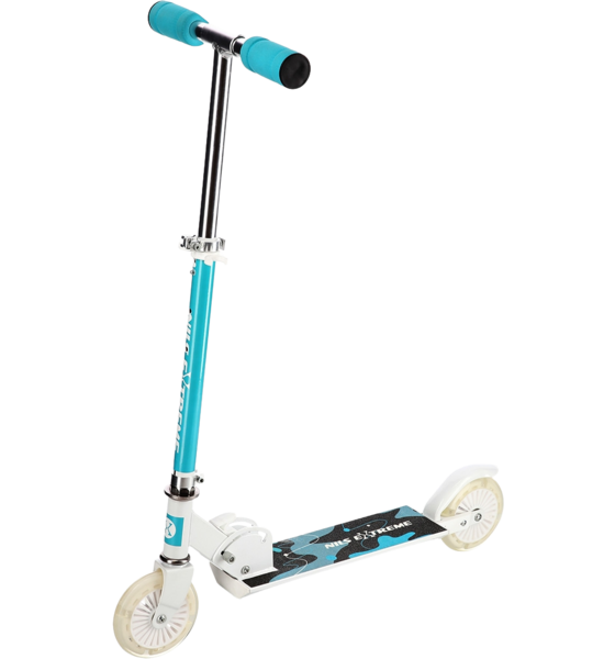 
NORTHIX, 
Mint Green Kick Scooter &ndash; Adjustable Height, Foldable Design, 
Detail 1
