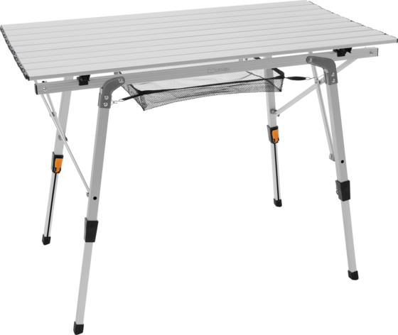 
ML DESIGN, 
Ml-design Folding Camping Table, Silver, 90 X 51.5 Cm, Height Adjustable Aluminium Frame 46&ndash;66.5 Cm, 
Detail 1
